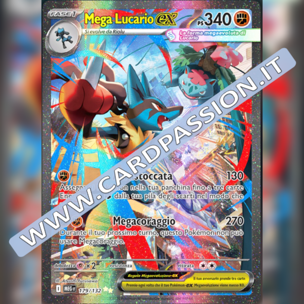 179/132 Mega Lucario ex (SAR) | Megaevoluzione