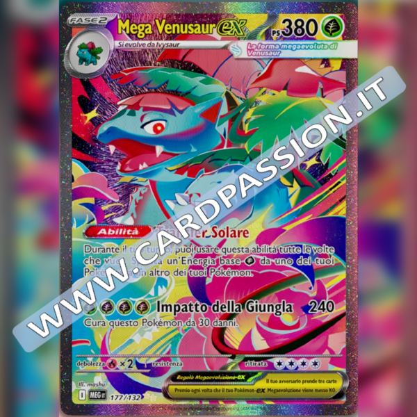 177/132 Mega Venusaur ex (SAR) | Megaevoluzione