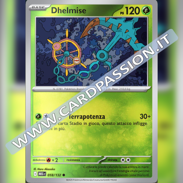 018/132 Dhelmise Reverse | Megaevoluzione
