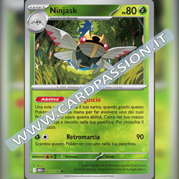 017/132 Ninjask Reverse | Megaevoluzione