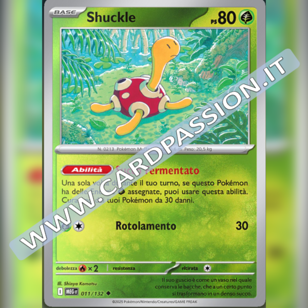 011/132 Shuckle Reverse | Megaevoluzione