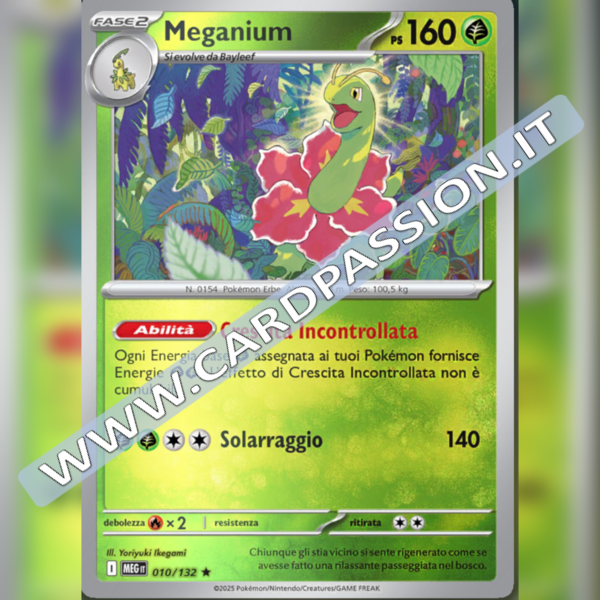 010/132 Meganium Reverse | Megaevoluzione