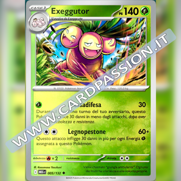 005/132 Exeggutor Reverse | Megaevoluzione