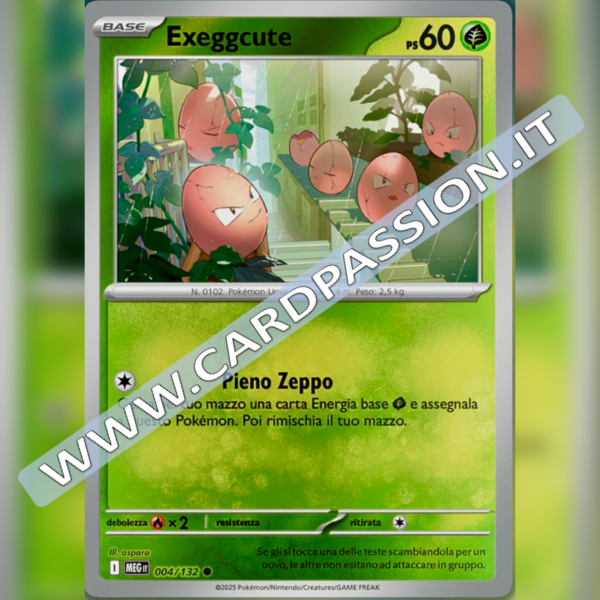004/132 Exeggcute Reverse | Megaevoluzione