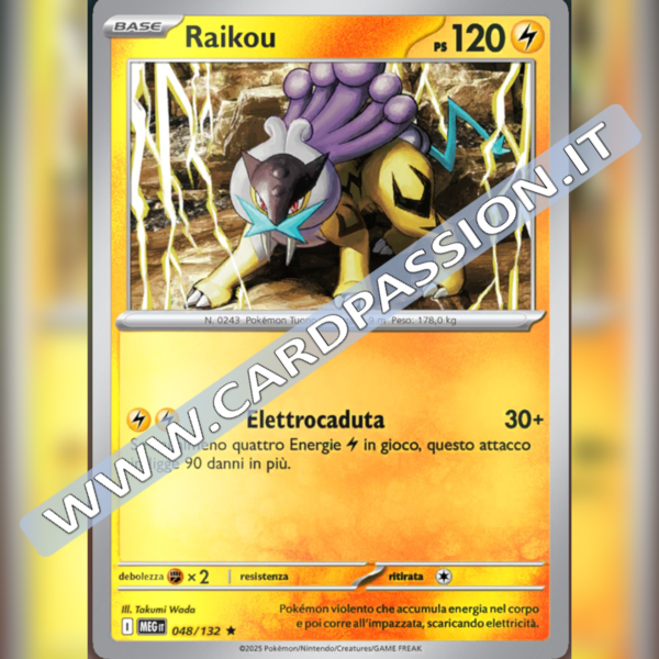 048/132 Raikou Reverse | Megaevoluzione