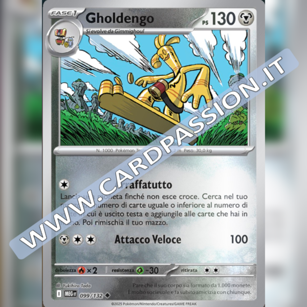 099/132 Gholdengo Reverse | Megaevoluzione