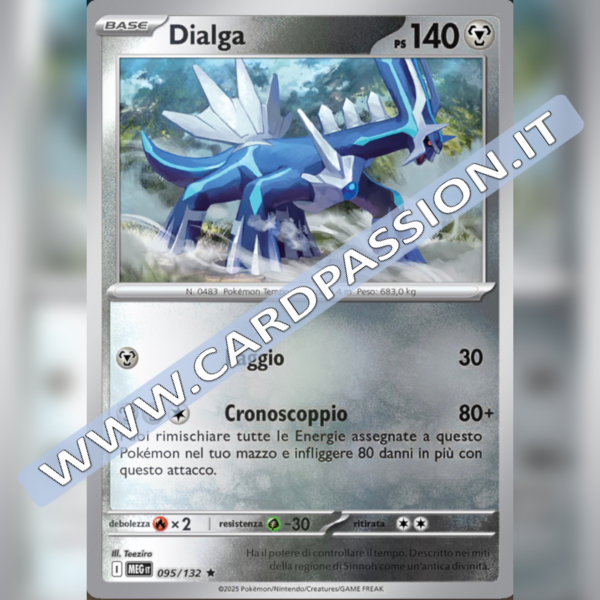 095/132 Dialga Reverse | Megaevoluzione