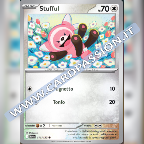 111/132 Stufful Reverse | Megaevoluzione