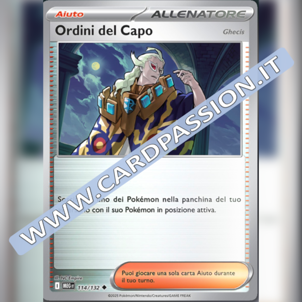 114/132 Ordini del Capo (Ghecis) Reverse | Megaevoluzione
