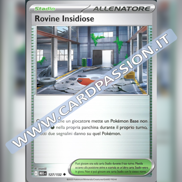 127/132 Rovine Insidiose Reverse | Megaevoluzione