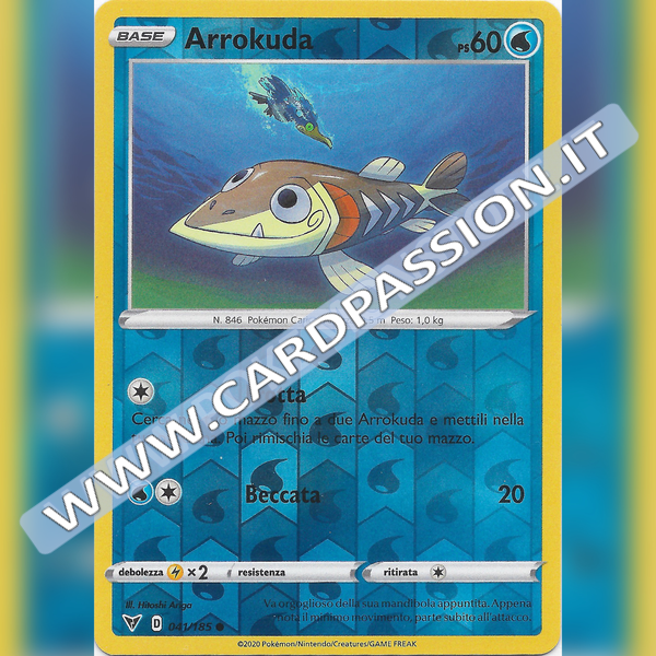 041/185 Arrokuda Reverse | Voltaggio Sfolgorante - Card Passion
