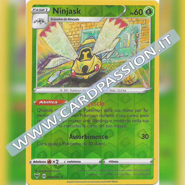 014/185 Ninjask Reverse | Voltaggio Sfolgorante - Card Passion