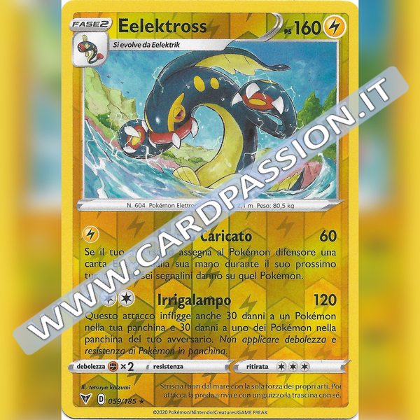 059/185 Eelektross Reverse | Voltaggio Sfolgorante - Card Passion