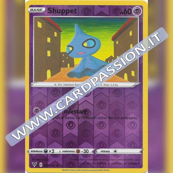 067/185 Shuppet Reverse | Voltaggio Sfolgorante - Card Passion