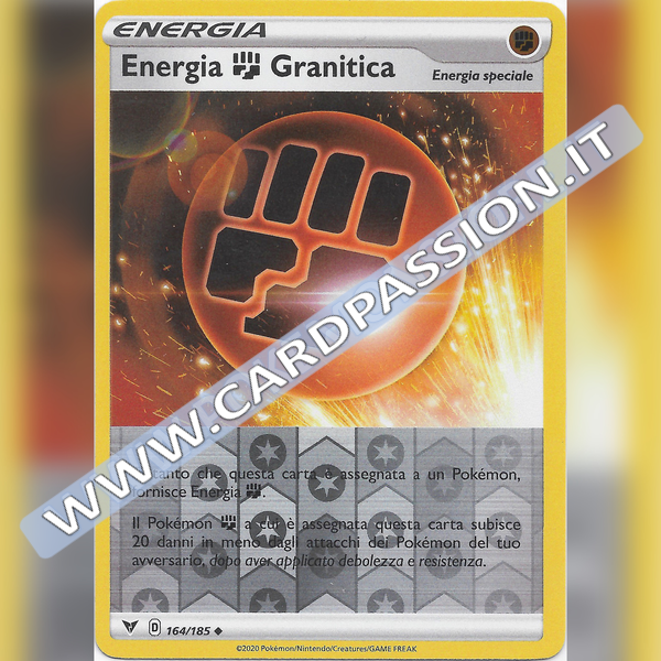 164/185 Energia Granitica Reverse | Voltaggio Sfolgorante - Card Passion