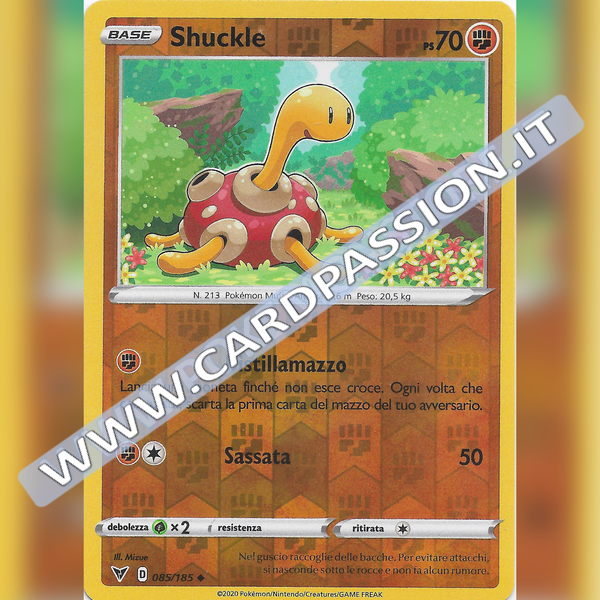 085/185 Shuckle Reverse | Voltaggio Sfolgorante - Card Passion