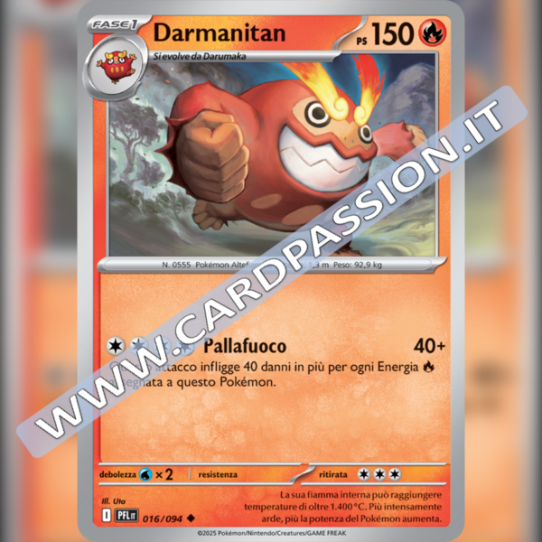 016/094 Darmanitan | Fiamme Spettrali