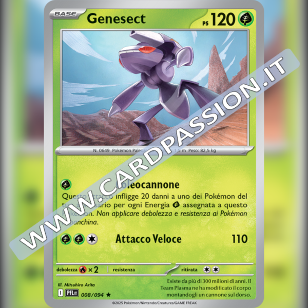 008/094 Genesect Holo | Fiamme Spettrali