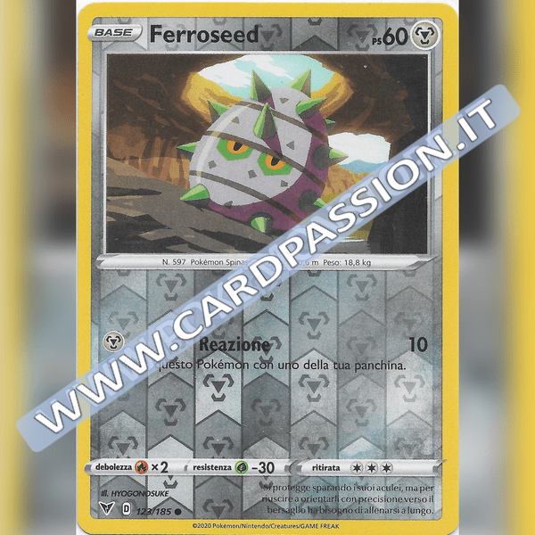 123/185 Ferroseed Reverse | Voltaggio Sfolgorante - Card Passion