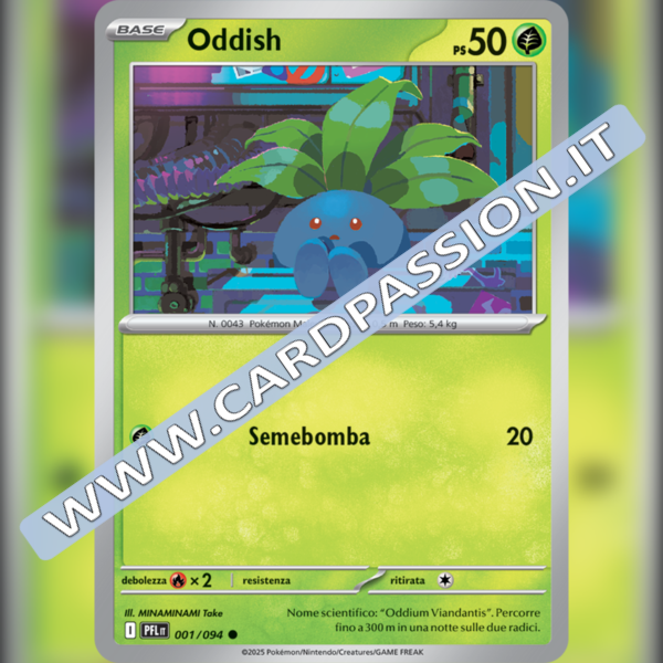 001/094 Oddish | Fiamme Spettrali