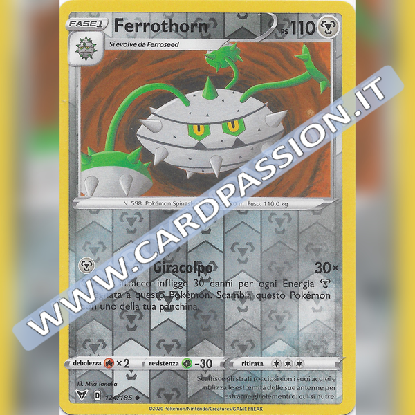 124/185 Ferrothorn Reverse | Voltaggio Sfolgorante - Card Passion