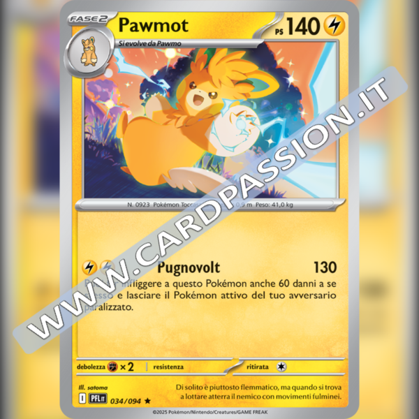 034/094 Pawmot Holo | Fiamme Spettrali