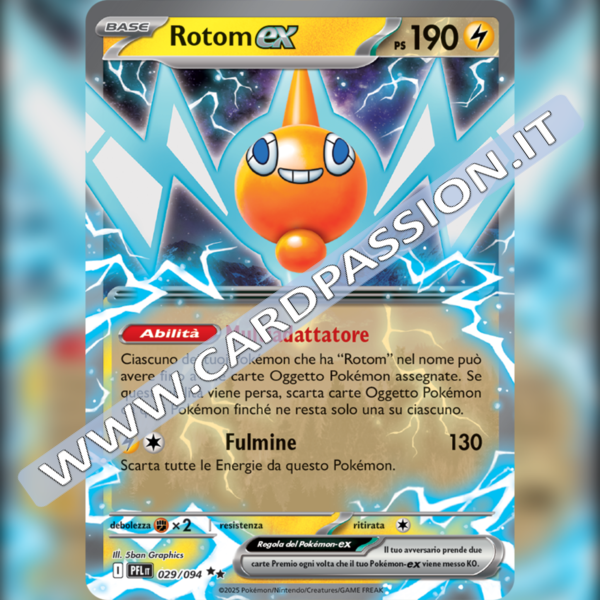 029/094 Rotom ex | Fiamme Spettrali