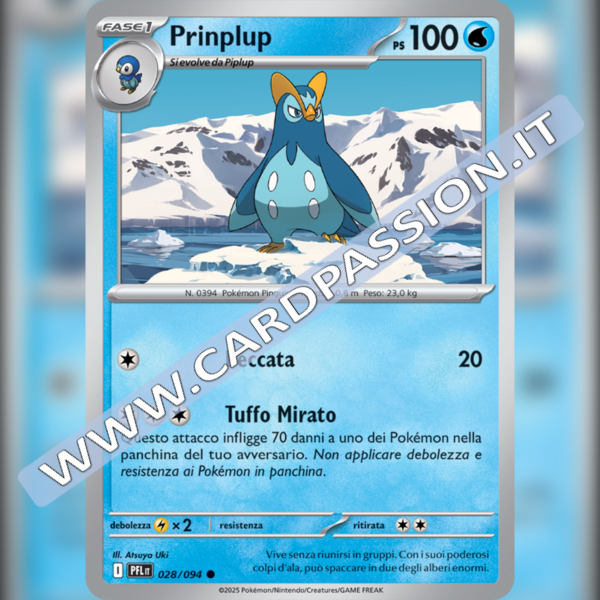 028/094 Prinplup | Fiamme Spettrali