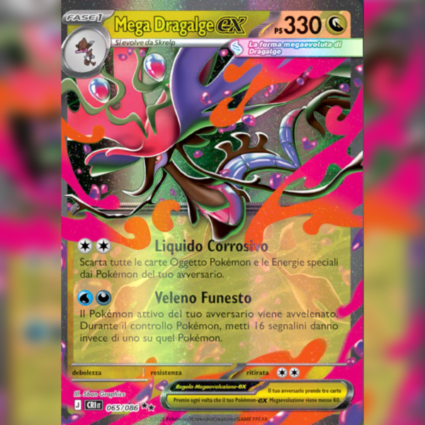 065/086 Mega Dragalge ex | Caos Nascente