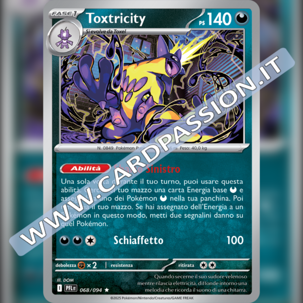 068/094 Toxtricity Holo | Fiamme Spettrali