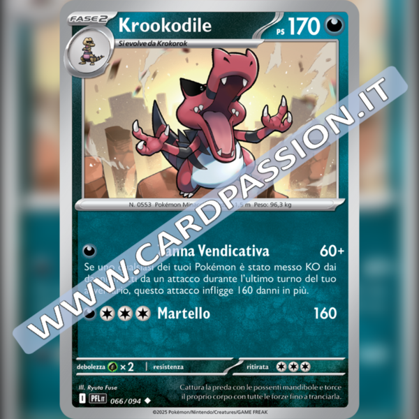 066/094 Krookodile | Fiamme Spettrali