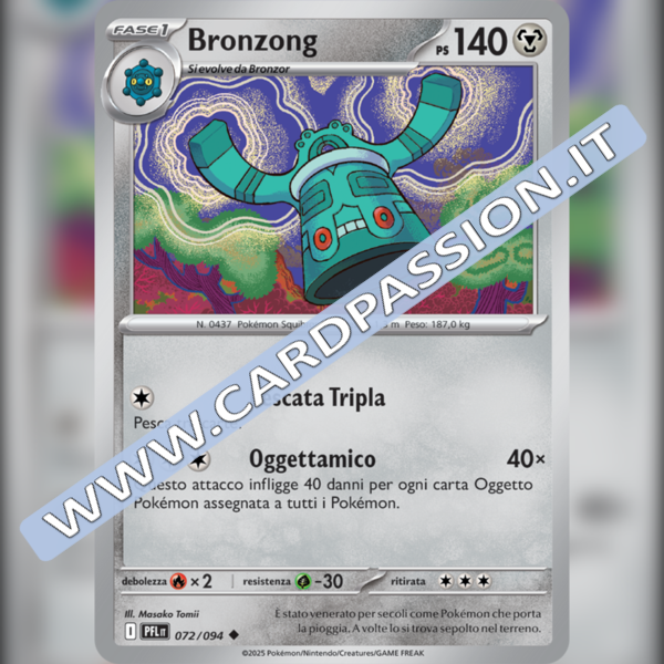 072/094 Bronzong | Fiamme Spettrali