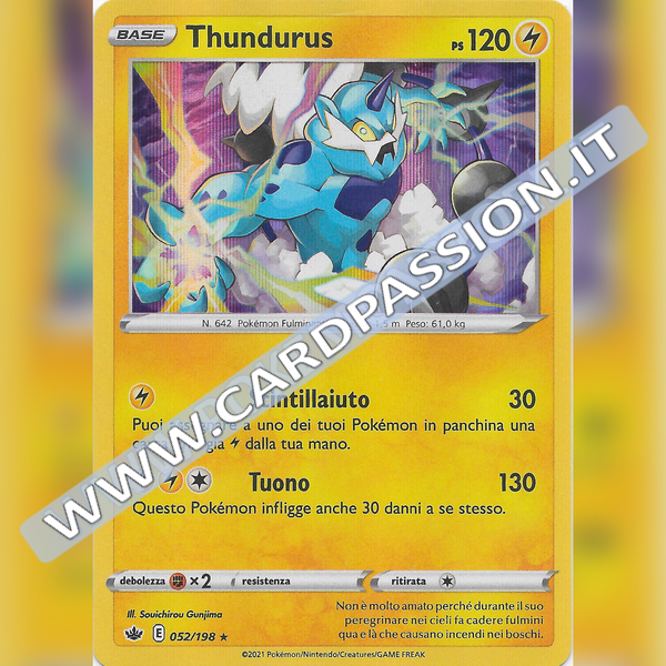 052/198 Thundurus Holo | Regno Glaciale - Card Passion