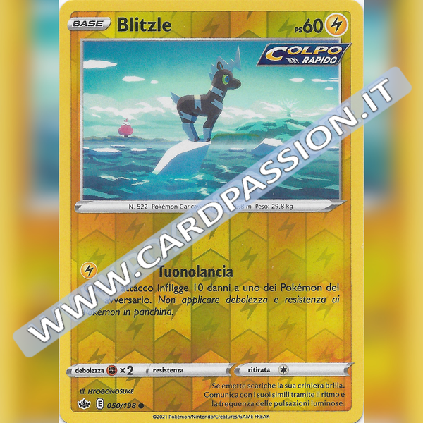 050/198 Blitzle Reverse | Regno Glaciale - Card Passion