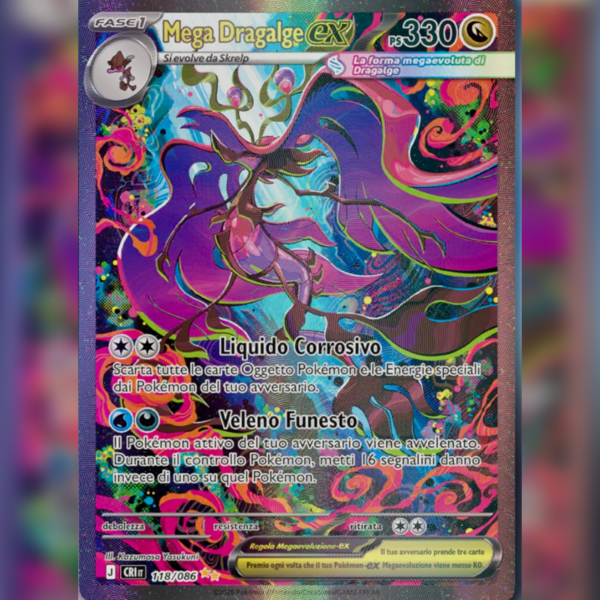 118/086 Mega Dragalge ex (SIR) | Caos Nascente
