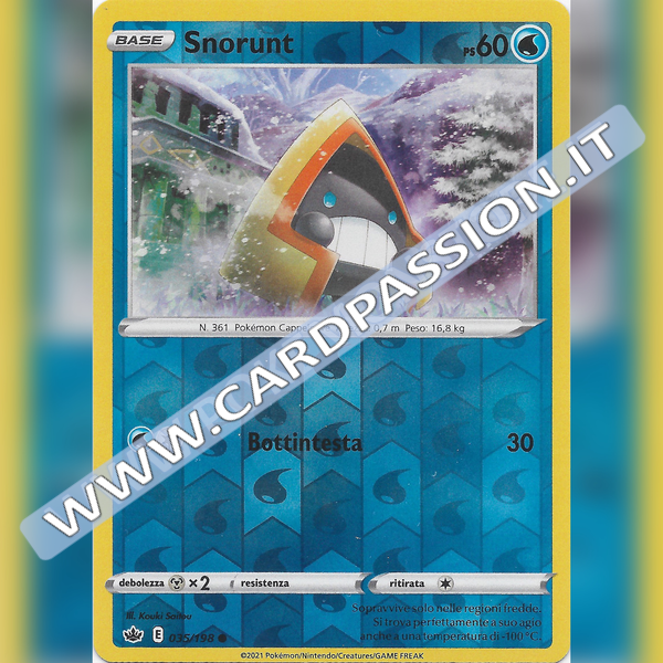 035/198 Snorunt Reverse | Regno Glaciale - Card Passion