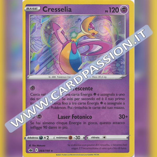 064/198 Cresselia Holo | Regno Glaciale - Card Passion