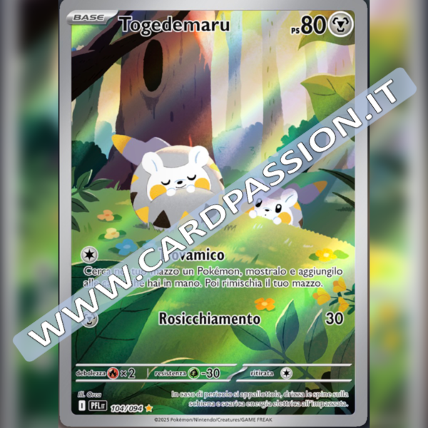 104/094 Togedemaru Illustrazione Rara | Fiamme Spettrali