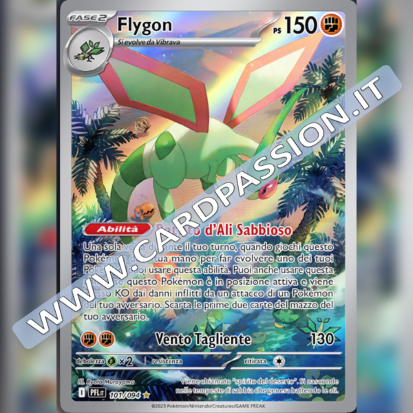 101/094 Flygon Illustrazione Rara | Fiamme Spettrali