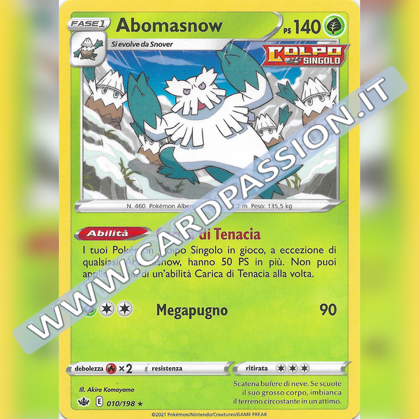 010/198 Abomasnow | Regno Glaciale - Card Passion
