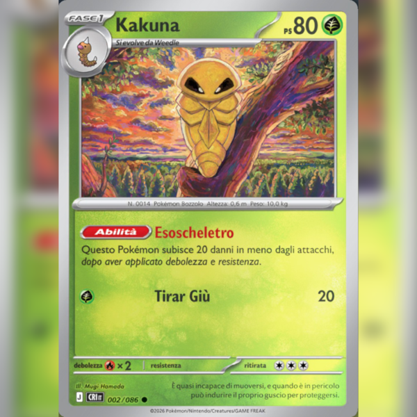 002/086 Kakuna Reverse | Caos Nascente