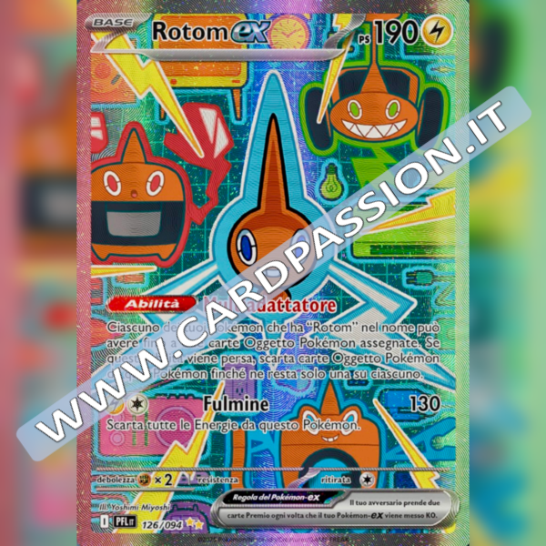 126/094 Rotom ex (Alternative Art) | Fiamme Spettrali