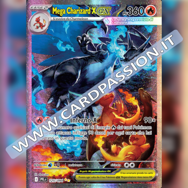 125/094 Mega Charizard X ex (Alternative Art) | Fiamme Spettrali