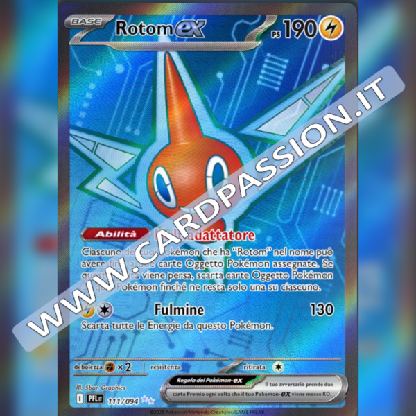 111/094 Rotom ex (Full Art) | Fiamme Spettrali