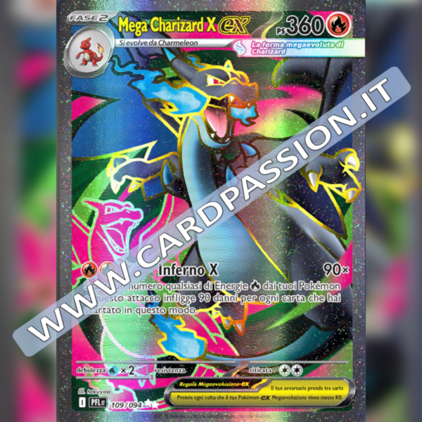 109/094 Mega Charizard X ex (Full Art) | Fiamme Spettrali