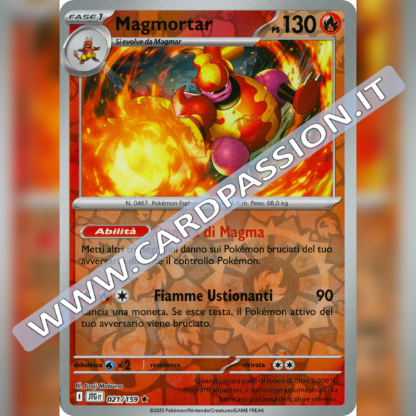 021/159 Magmortar Reverse | Avventure Insieme