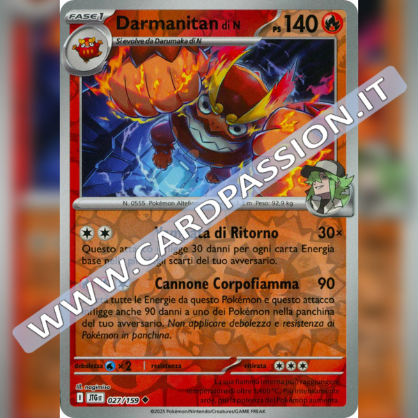 027/159 Darmanitan Di N Reverse | Avventure Insieme