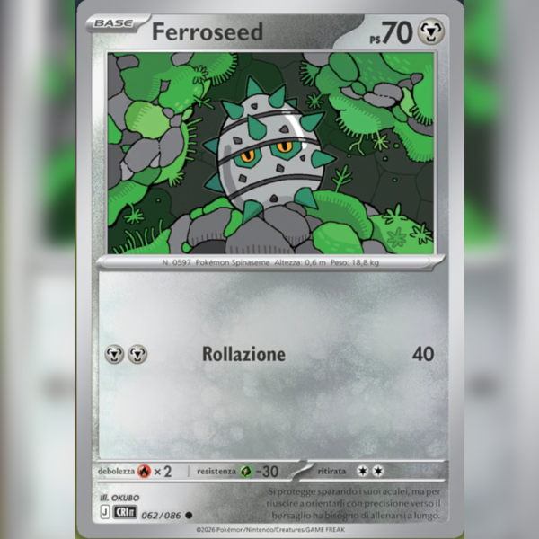 062/086 Ferroseed Reverse | Caos Nascente
