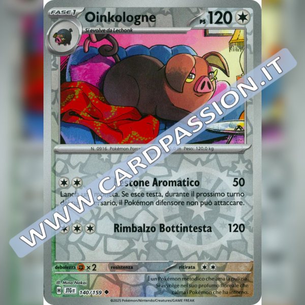 140/159 Oinkologne Reverse | Avventure Insieme