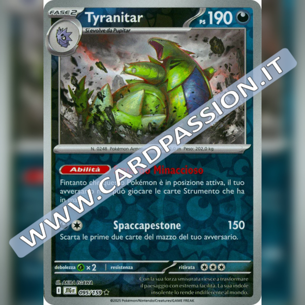 095/159 Tyranitar Reverse | Avventure Insieme